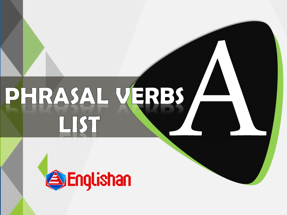 Phrasal Verb with act