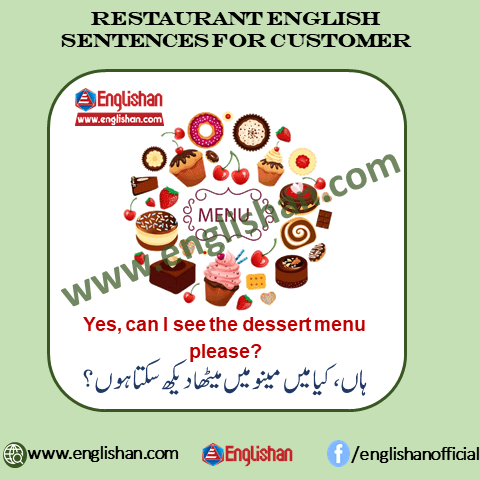 Restaurant Phrases in English To Urdu