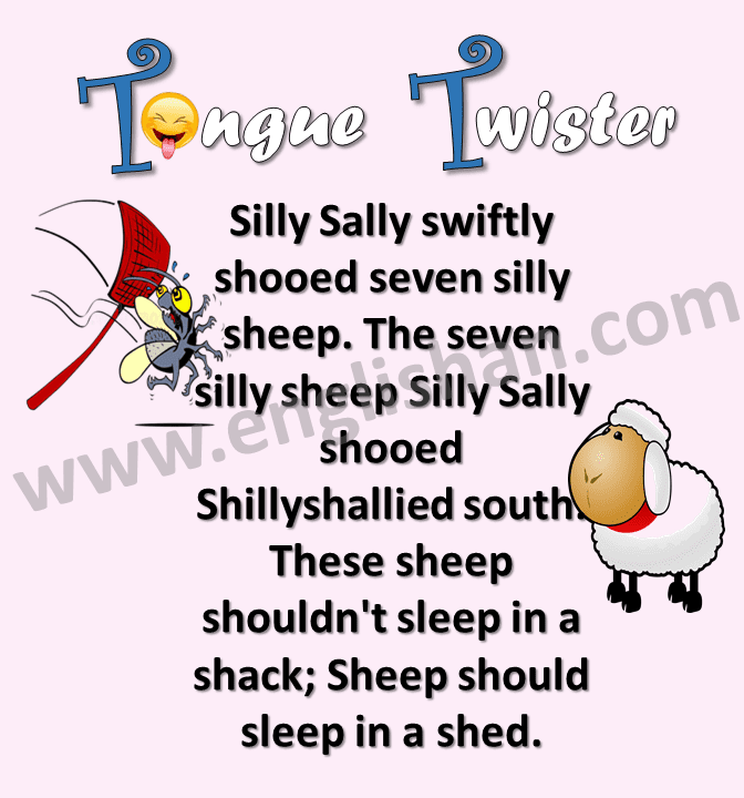 Difficult and Long Tongue Twisters in English for Advanced Learners