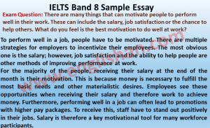 IELTS Band 8 Sample Essay