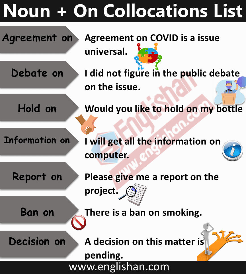 Noun + ON Collocations List