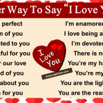 100+ Way to say I Love You