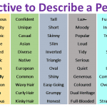 Adjectives to Describe a Person with Sentences