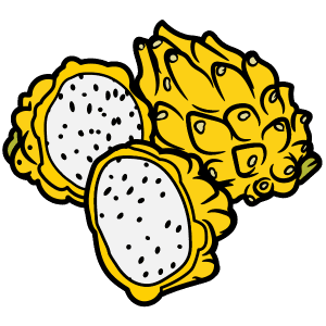 Yellow Dragon Fruit (Pitahaya)