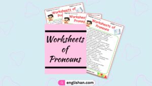2 Pronoun Worksheets with Answers in English