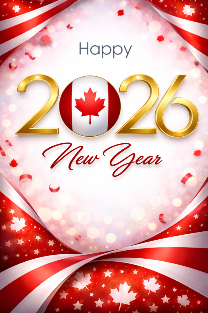 Happy New Year Canada 2026