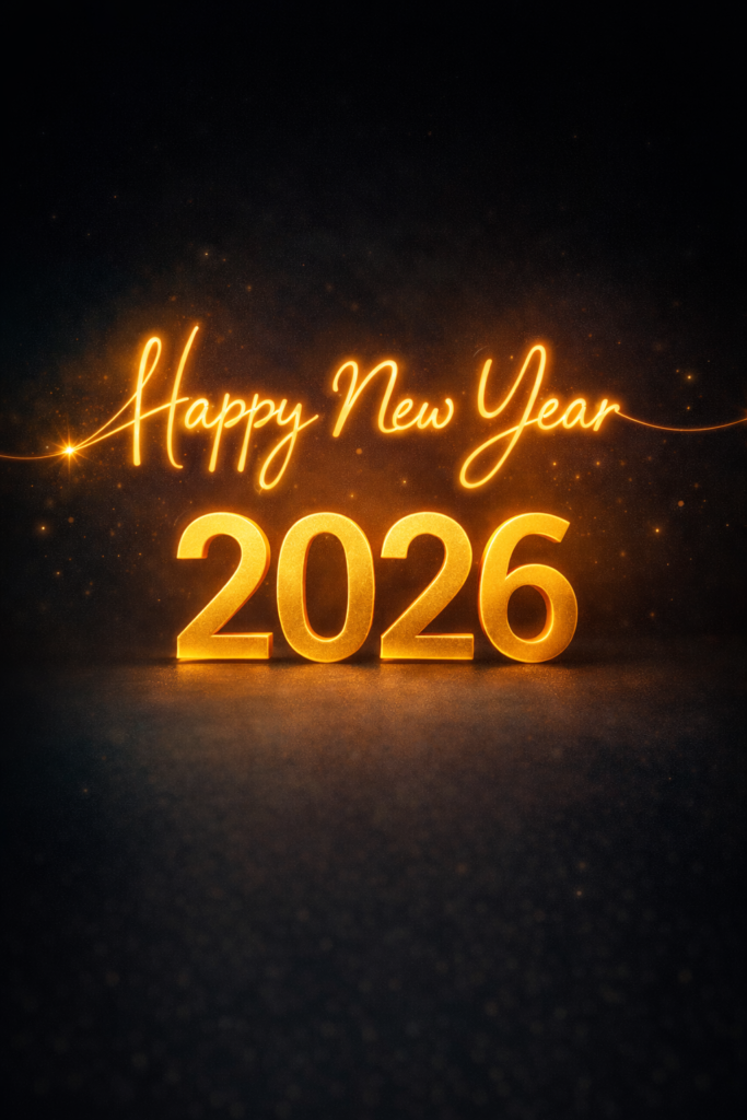 Happy New Year Card 2026 for Whatsapp