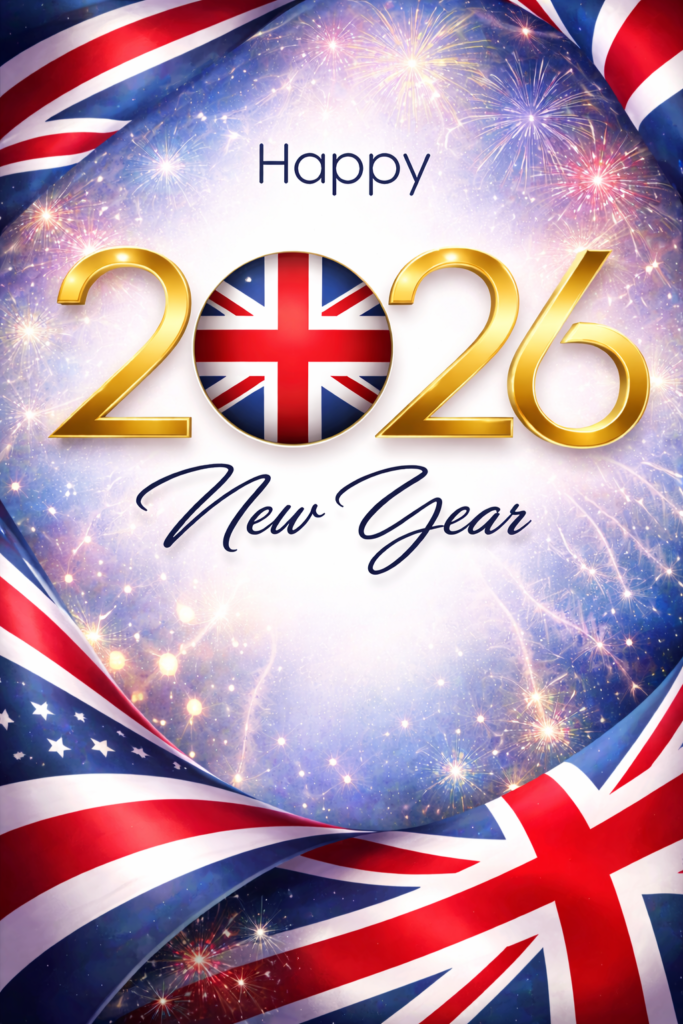 Happy New Year United Kingdom 2026