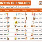 100 Antonyms in English