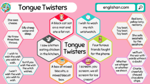 30 Easy Tongue Twisters for Kids with Pictures