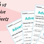 adverb vs adjective worksheets for learners
