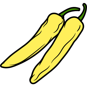Banana Peppers-Learn Yellow Vegetables Names