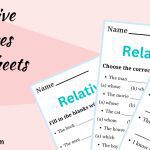 relative clauses worksheets for grammar learners