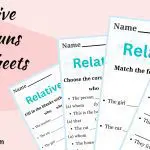 Relative Pronouns Worksheets and Exercises
