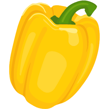 Yellow Bell Pepper-Learn Yellow Vegetables Names