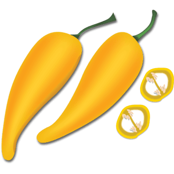 Yellow Chili Peppers-Learn Yellow Vegetables Names