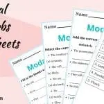 Modal Adverb Worksheets and Exercises