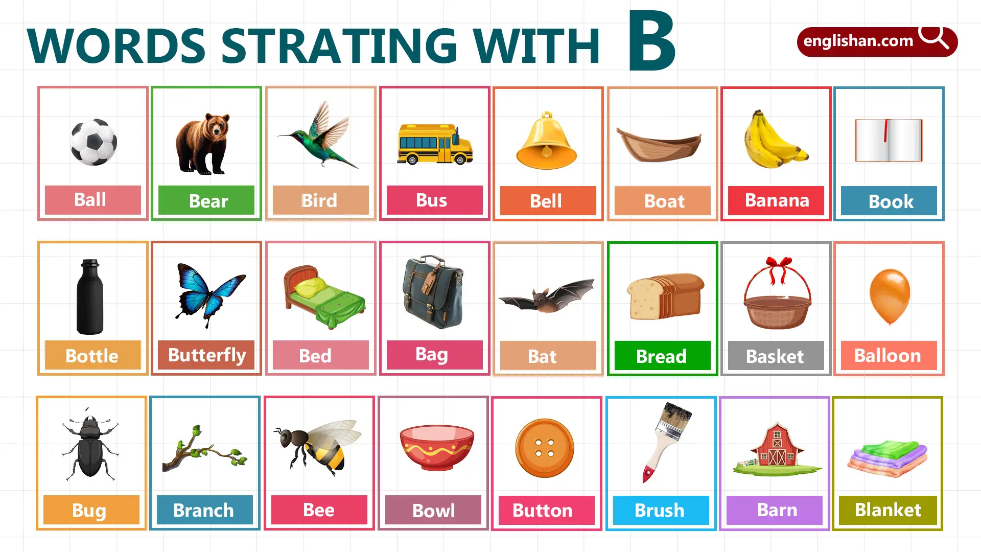 Must-Know Words That Start with B for Boosting Vocabulary