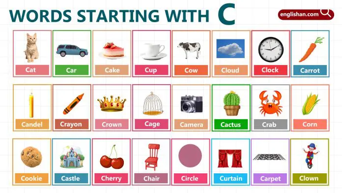 Words Starting with Letter C