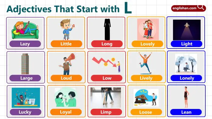 Adjectives starting with L