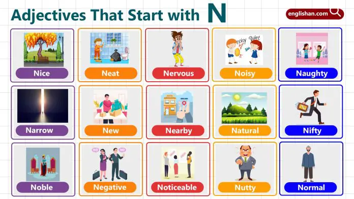 Adjectives starting with N