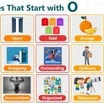 Adjectives that start with o like open and odd are often used when describing states and conditions of things.