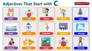 adjectives that start with C in English