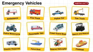 Emergency Vehicles Names