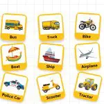 Vehicles Names for Kids
