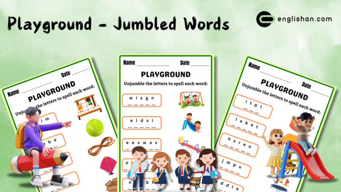 Arrange the Jumble Words Worksheets Download