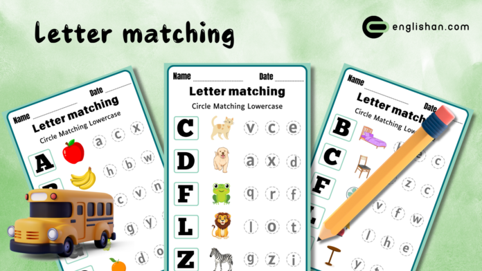 Letter Matching Worksheets Printable