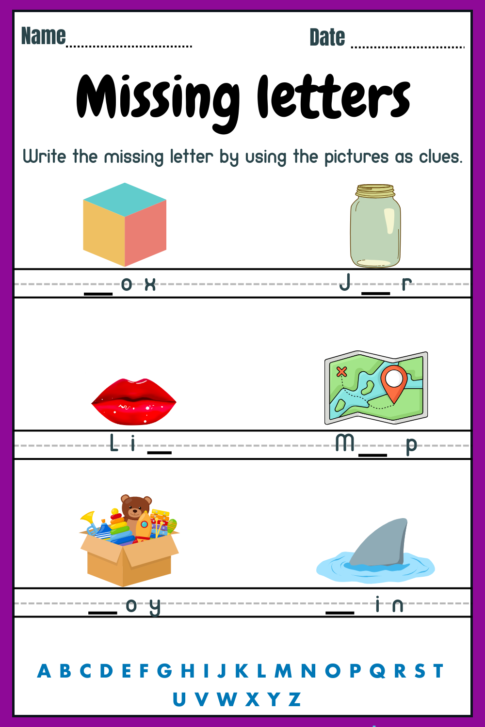 Missing Letters Worksheets with Answers: Free PDFs missing-letters-worksheets-with-answers-free-pdfs