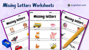 Missing Letters Worksheets