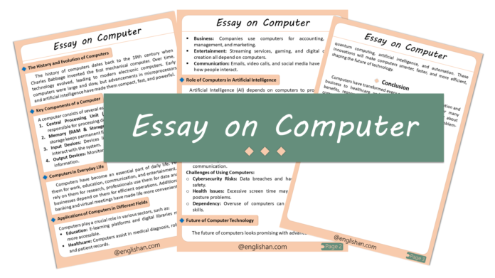 Essay on Computer 500 Words