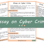 Cyber Crime Essay – 10 Lines, 250 Words, and 500 Words