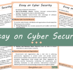 Cyber Security Essay – 10 Lines, 250 Words, and 500 Words