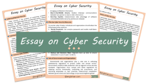 Cyber Security Essay – 10 Lines, 250 Words, and 500 Words