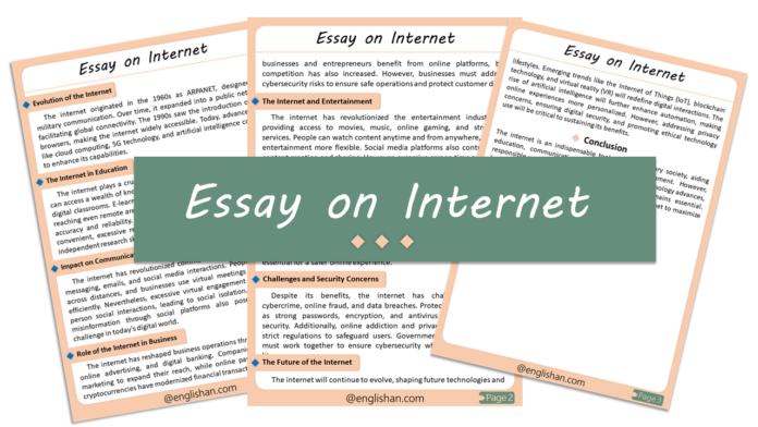 Essay on Internet - 500 Words with Free PDF