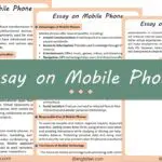 Mobile Phone Essay – 10 Lines, 250 Words, and 500 Words