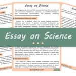 Science Essay – 10 Lines, 250 Words, and 500 Words