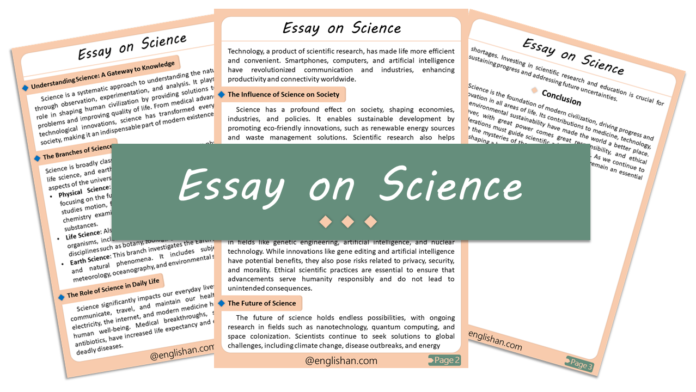 Science Essay - Importance & Impact (500 Words)