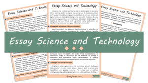 Science and Technology Essay – 10 Lines, 250 Words, and 500 Words