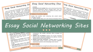 Social Networking Sites Essay – 10 Lines, 250 Words, and 500 Words