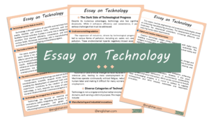 Technology Essay – 10 Lines, 250 Words, and 500 Words