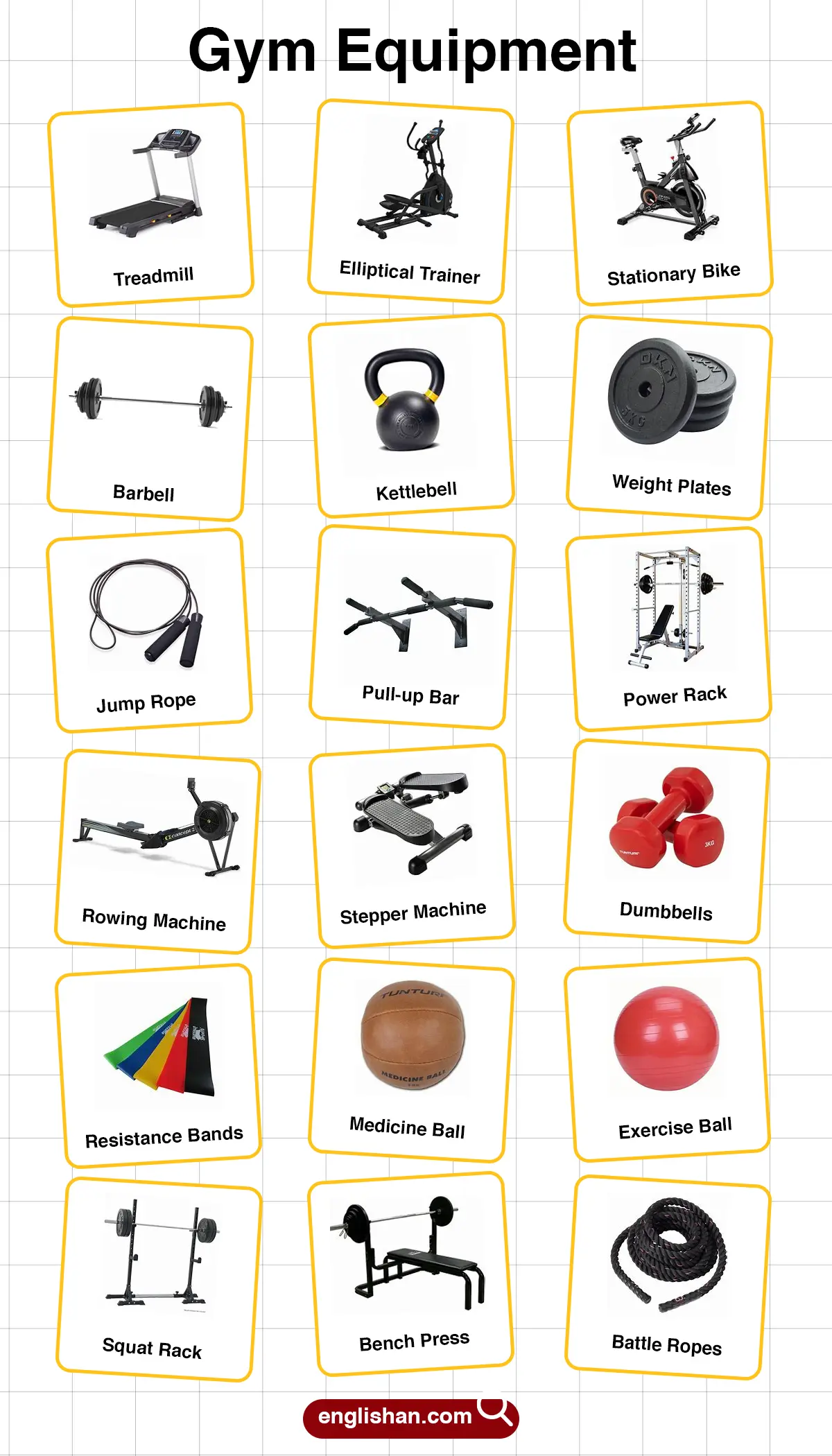 Different Gym Machine Types – Names and Uses with Images