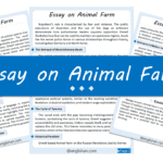 Animal Farm Essay – 10 Lines, 250 Words, and 500 Words
