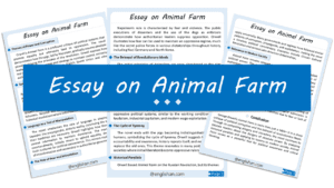 Animal Farm Essay – 10 Lines, 250 Words, and 500 Words