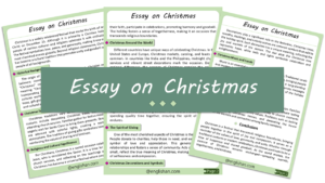 Christmas Essay – 10 Lines, 250 Words, and 500 Words