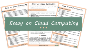 Cloud Computing Essay – 10 Lines, 250 Words, and 500 Words