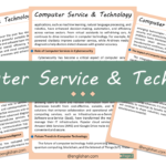 Computer Service and Technology Essay – 10 Lines, 250 Words, and 500 Words